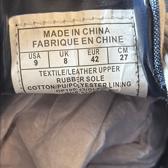 Original Penguin Men’s 9 Blue and Cream Oxfords - Picture 2 of 7